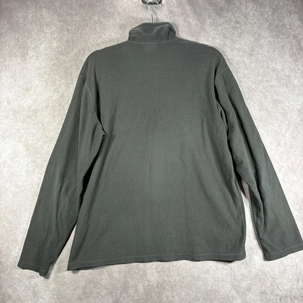 The North Face Fleece Pullover Mens Medium Gray TKA 100 1/4 Zip Lightweight